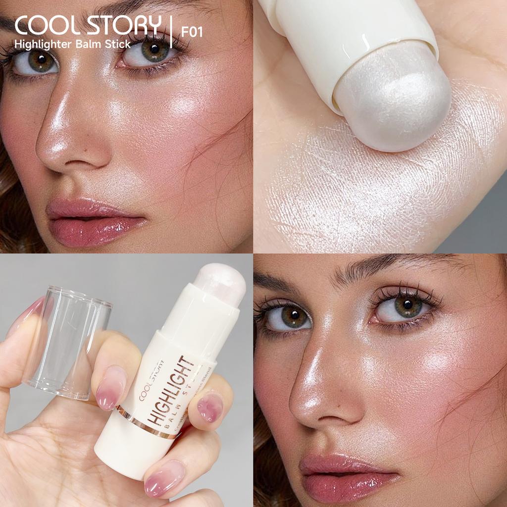 Monochrome Highlighter Face Body Brightening and Modification Bronze Powder Contour Highlighter Face Makeup