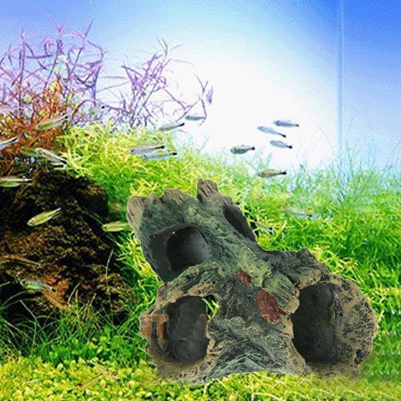 Cross-Border Resin Driftwood Fish Tank Ornament: Aquarium Hiding Cave & Deadwood Simulation