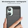 MOFI JK TPU Series-1 For vivo T3 Lite 5G Case Soft TPU Brushed Phone Cover Carbon Fiber Texture