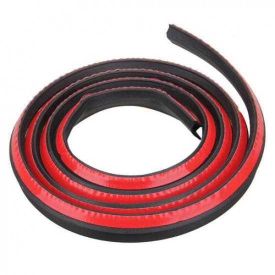 

4m P Type Rubber Car Door Lid Edge Weatherstrip Seal Strip Soundproof Black New