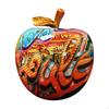 Apple Figurine Sculpture Decoration Resin Statue Collectible with Unique Colorful Painting As A Gift