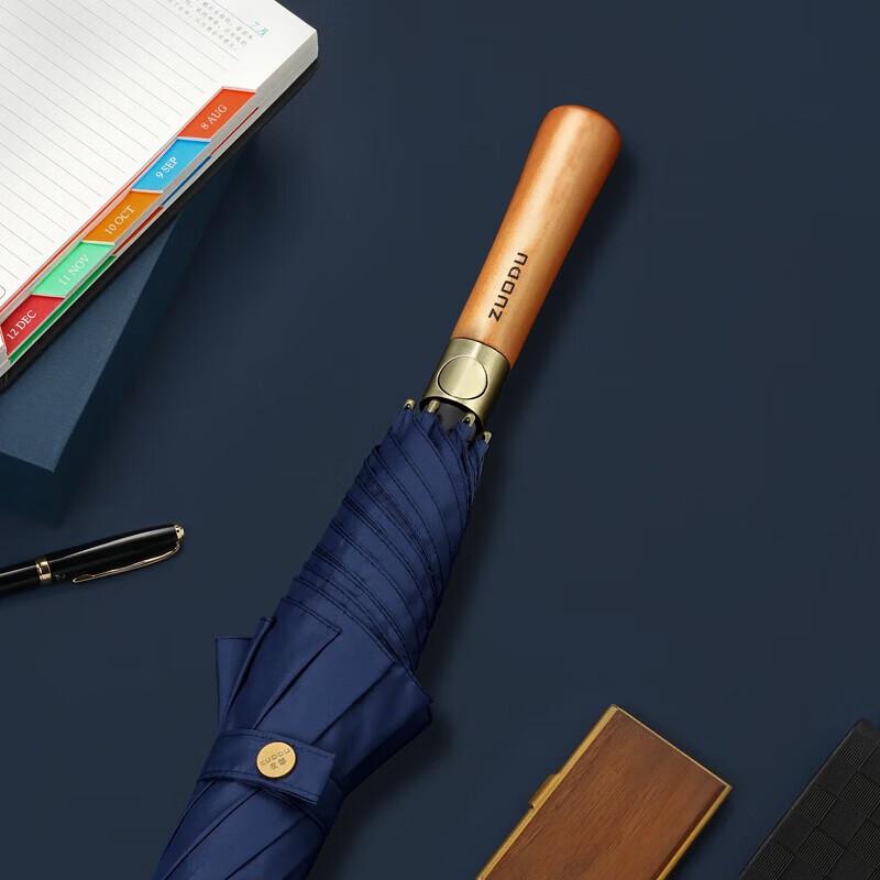 ZUODU Men s Semi-Automatic Storm Umbrella