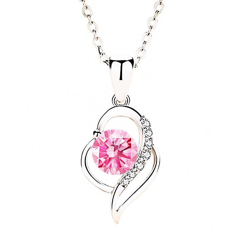 

925 Sterling Silver Rose Eternal Flower Necklace - Women s Light Luxury Gift