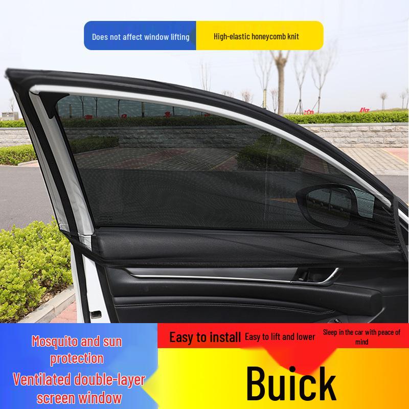 Buick Car Sunshade Mesh Visor Curtain for Park Avenue, Regal, Verano, LaCrosse, Excelle, Yinglang