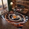 Covor din Catifea de Cristal cu Imprimeu Fotbalistic Hull City, Covor de Podea Interior Confortabil, Absorbant de Apă, Anti-Alunecare