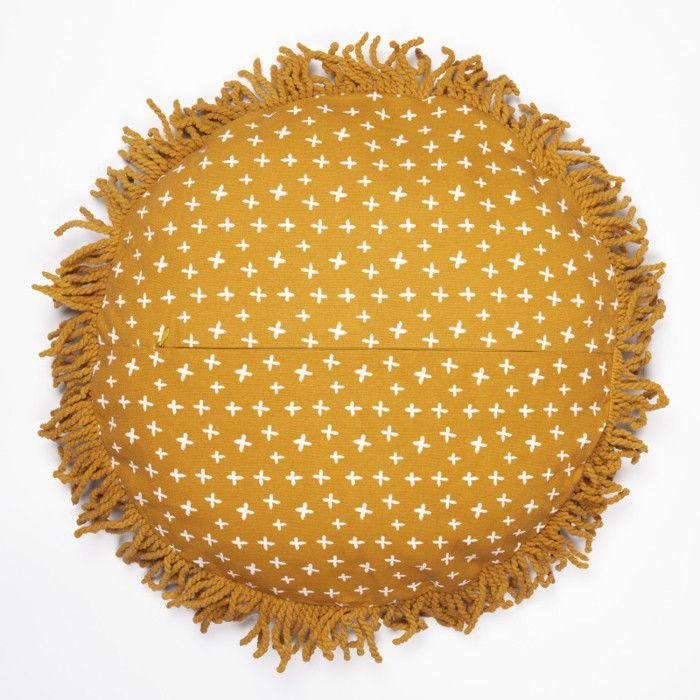 Decorative Cushion with Reversible Removable Cover "Minots" Range 100% Cotton - Charlie