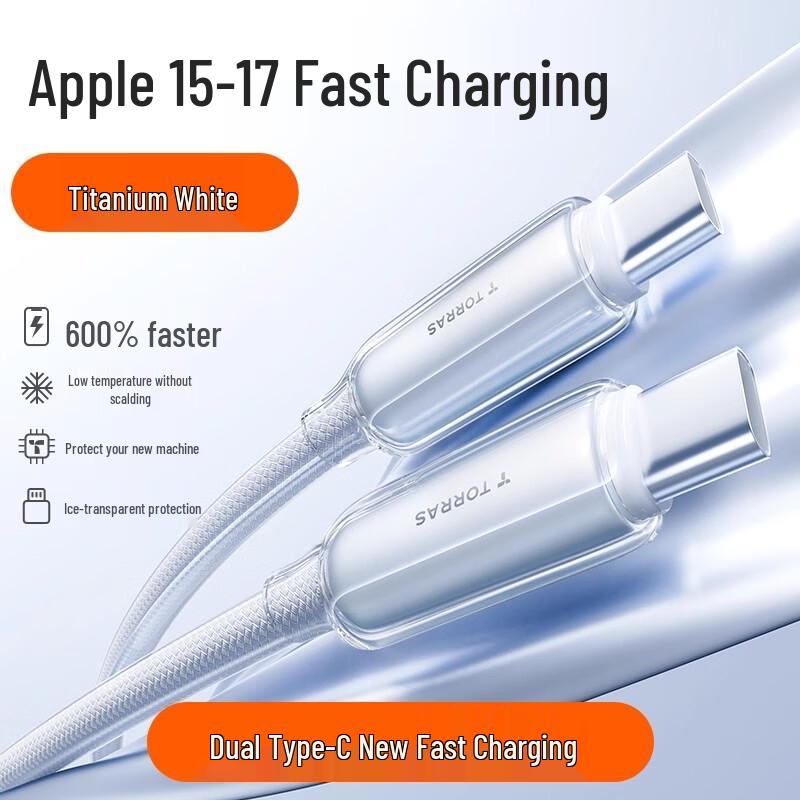 TORRAS Little Ice Line Series USB-C to USB-C Fast Charging Cable