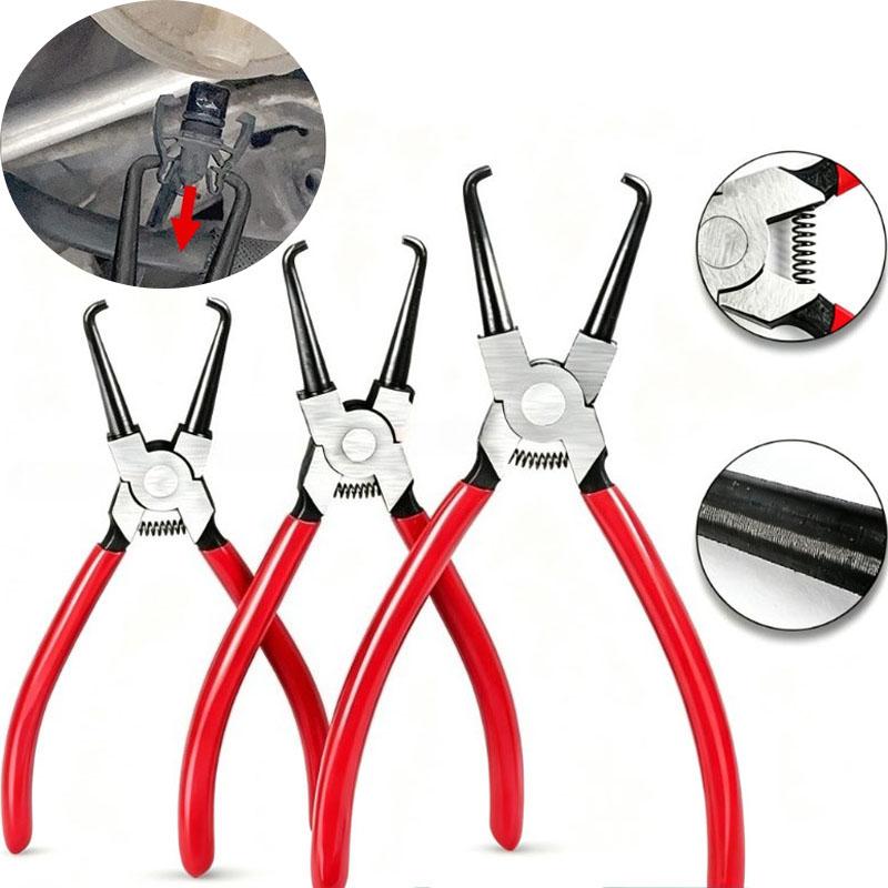 7/8/9 Inch Fuel Line Pliers Built-In Return Spring Universal Quick Release Pliers Anti-Slip Handle Fuel Removal Tool