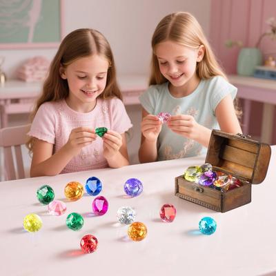 Diving Pool Toy Diamond Box Pirate Box Underwater Diving Throwing Toy Set Swimming Training Gift Toy