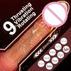 Telescopic Realistic Dildo Vibrator Heating Thrusting Vibrador Adult Sex Toys For Women Men G-Spot