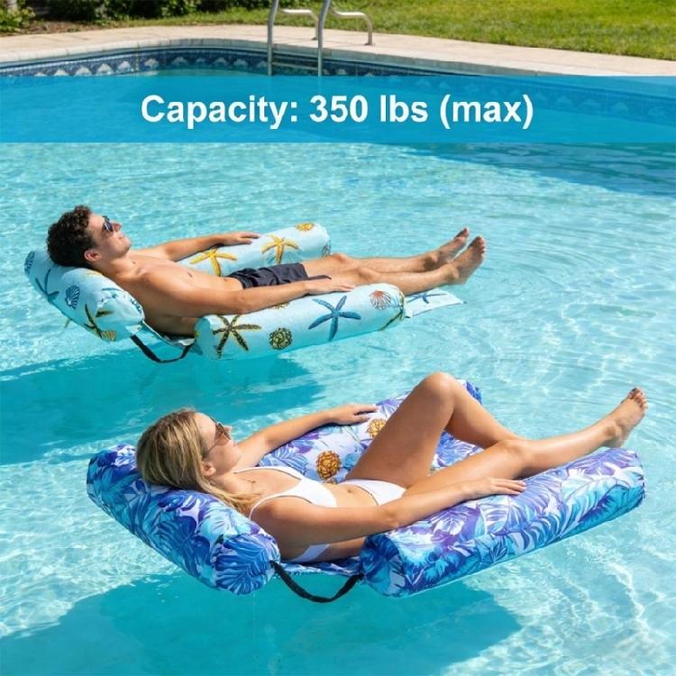 Comfortable Inflatable Recliner Amusement Lounge Chair With Wide Base For Stability On Lake Pond And Pools