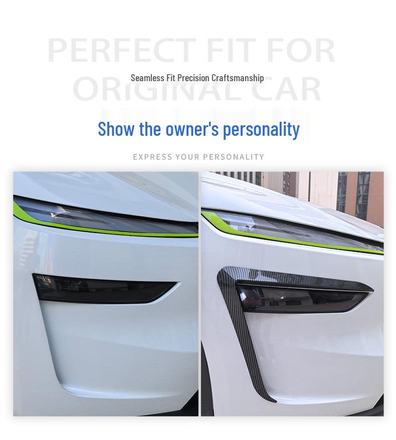 Tesla Model Y/YL Fog Light, Spoiler & Wind Deflector Trim Cover