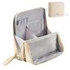Stand Up Makeup Bag Toiletry Bag Oxford Cloth Waterproof Case Storage Standing Organizer with Multiple Compartments