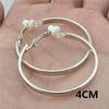 Women's Versatile Large Hoop Earrings - Trendy Personality In Black, Gold, Silver; Non-Piercing Ear Clips for Nightclubs