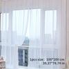 Pack of 2 Vibrant Floral Sheer Tulle Curtains - Lightweight and Breathable for Living Room and Bedroom Décor, 78.7″ x 39.4″, Easy Care
