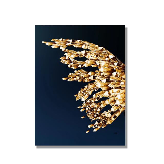 

Розкішний метелик Світло Вітальня Ресторан Два плакати Мода Кожен Диван Домашній фон Настінні картини Декор Безрамний 60x80cm No Framed