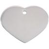 Big 4X3Cm Silver Heart