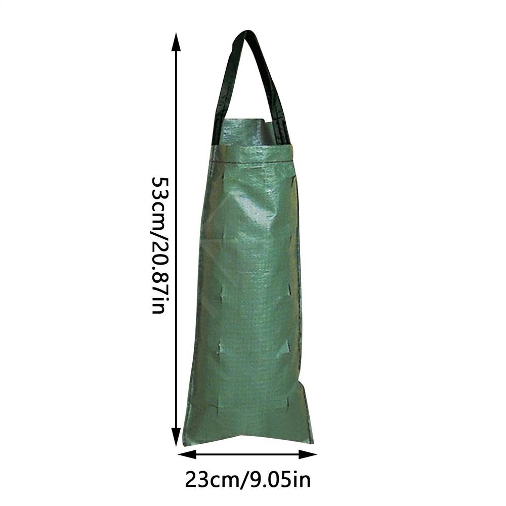 Hanging Strawberry Planting Bag Vertical Garden PE Flower Grow Bag Flower Vegetable Planter Indoor Outdoor Decor