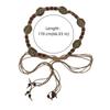 Ceinture de taille bohème en métal Chaîne de taille perlée Ceinture tendance style ethnique Vacances