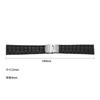 Silicone Soft Watchband Watch Strap 20mm 22mm Sports Waterproof Folding Safety Buckle Soft Silicone Strap Watch Accessories