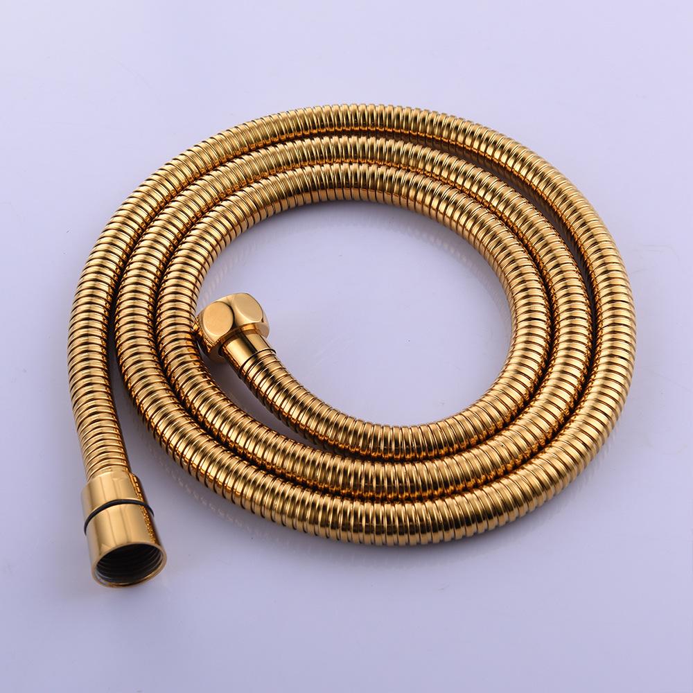 Gold Bathroom Shower Head Water Saving Brass Telephone Style Hand-held Shower Head Sprayer Tap Banheiro Lavabo Ducha plumbing