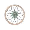 3 Pcs Farmhouse Wall Decor Wooden Rustic Flower Decoration Wall Art Ornament for Living Room Bedroom Dining Room