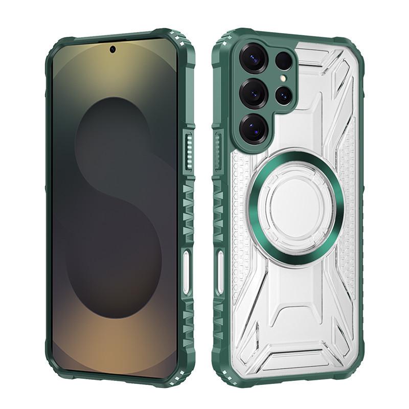Cross-border Battle Shadow Magnetic Case for Samsung S26 Ultra Galaxy A56 A16 - Drop-proof CD Pattern and Protection
