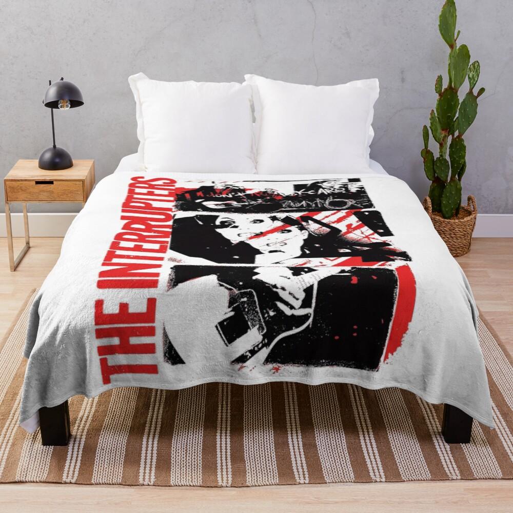 Ska Punk Band Vintage Throw Blanket