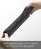 Yamazaki Silicone Hair Iron Cover S Black X X Hair Iron Case That Can Be Stored While Hot 5297 Body W3.5 D4.7 H19.6cm (excluding Belt) Beautés