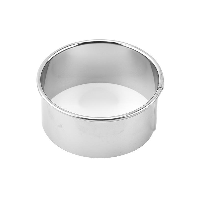 Stainless Steel Mousse Ring Cake and Dumpling Cutting Mold, Biscuit Mold, Kitchen Baking Tool.