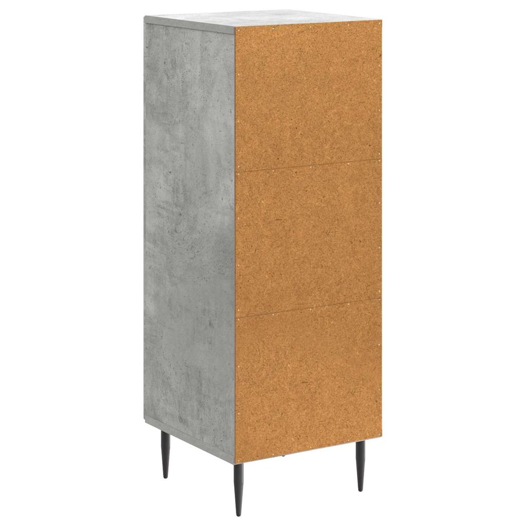 Sideboard Concrete Grey 33 x 34.5 x 89.5 cm Particleboard