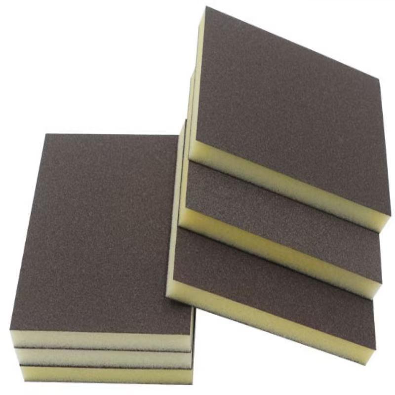 Dual-Sided Durable Sanding Sponge for Cars, Woodworking, and Furniture