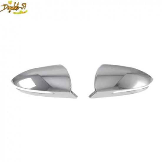 Fits For Hyundai TUCSON -2025 Chrome Side Mirrors Rearview Trim Cover 2PCS