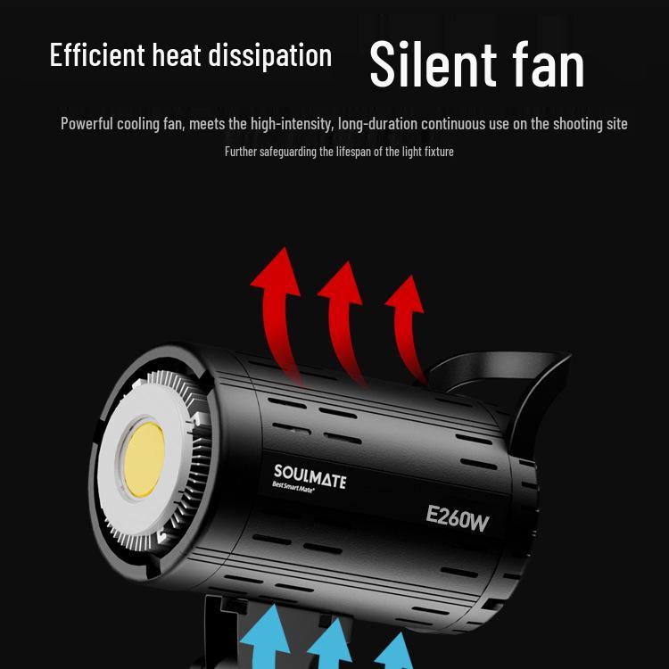 8SOULMATE E260W Remote Control Fill Light for Photography and Live Broadcasts