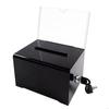 Clear Acrylic Lockable Suggestion Box For Secure Voting And Feedbacks Collection In Offices Schools And Community Event Y5GB