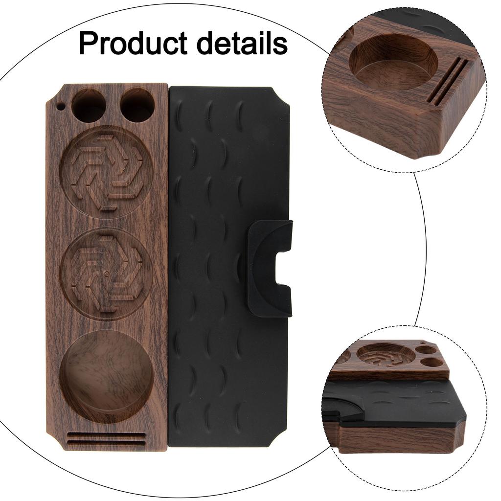 Washable Card Slot Design Espresso Tamper Station Ensures Cleanliness