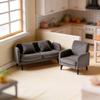 Realistic Miniature Sofa Model 1/12 Furniture Doll House Scene Display Accessories For Craft Model Project Setting Props