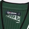 Fila Fusion Printed Letter V-Neck Single-Breasted Long Sleeve Knit Sweater Women sweater Modi-Green T11W422401F-GN