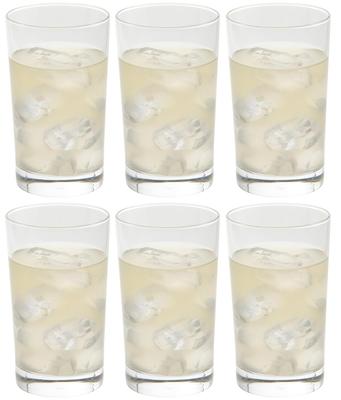Toyo Sasaki Glass Tumbler Glass Sun Ace Tumbler 260ml Set of 6 Made In Japan Dishwasher Safe Unbreakable Glass Cup Beer Glass Highball Glass