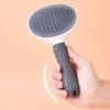 Yousheng Dog Grooming Brush Angled Teeth Pet Detangling Comb Self-Cleaning Deshedding Brush Removes Loose Fur Undercoat for Long Short Hair Cats