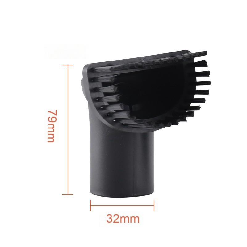 Universal Vacuum Cleaner Brush Head - Round Bristle Nozzle, 32-50mm Diameter