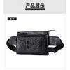 Kopfschicht Rindsleder Hüfttasche Herren Multifunktional Sport Leder Crossbody Handys Hochwertiges Gefühl