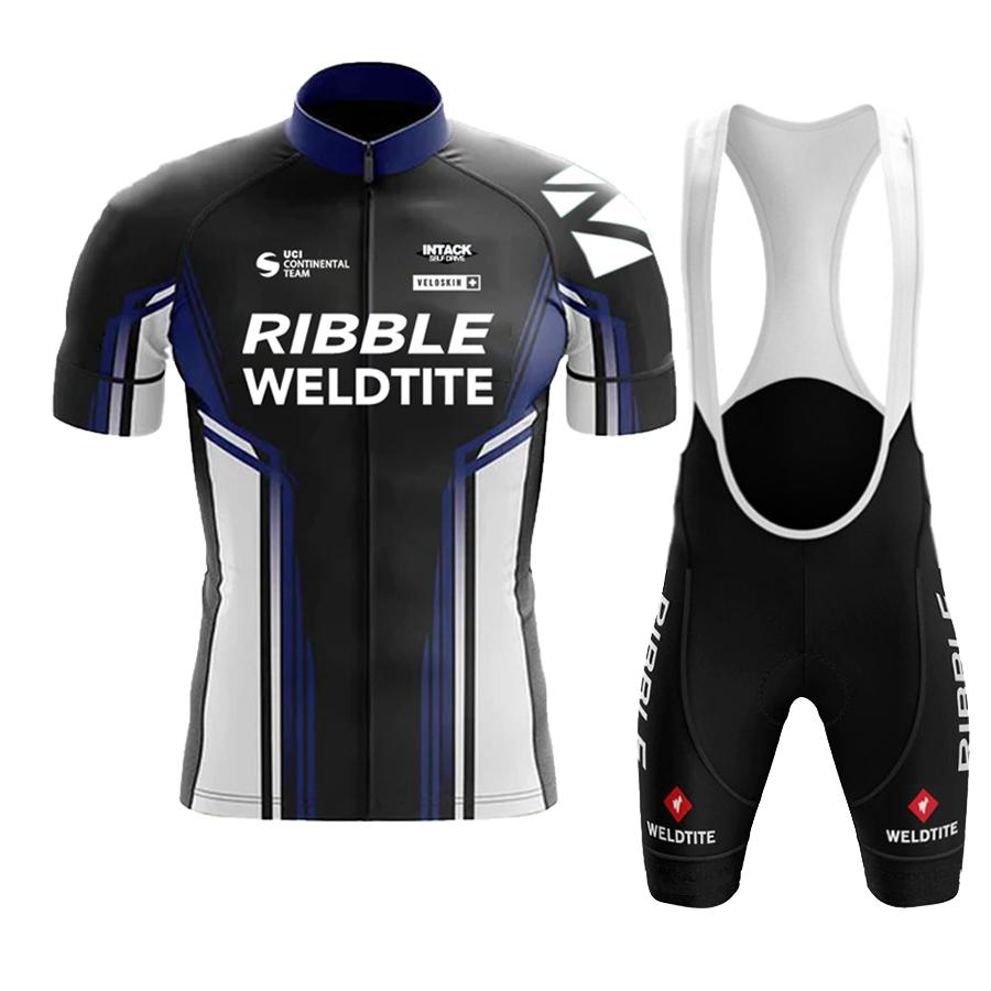 Cycling Jersey 2026 Team RIBBLE Men Cycling Set Racing Bicycle Clothing Suit Breathable Mountain Bike Clothes Sportwears