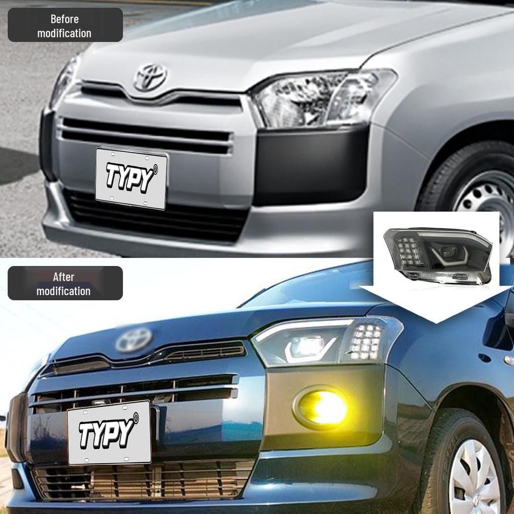 LED Projector Headlight Assembly with DRL & Sequential Turn Signals for 22-25 Toyota Probox