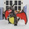 Shiny Charizard Plush Toy Stuffed Doll Collectible Cartoons For Boys Girls Gift Gray Collectible Soft Plushies Cute Cartoon 25Cm