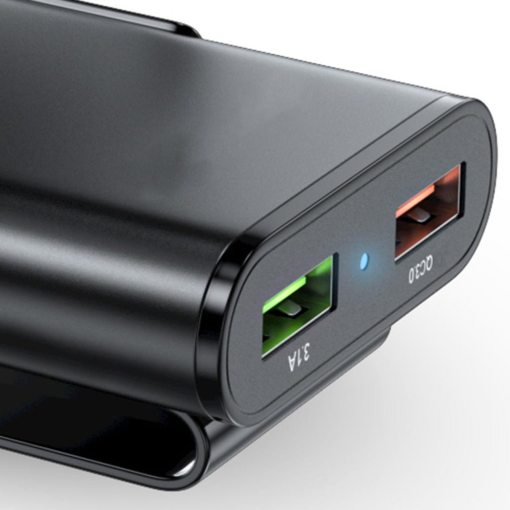 Ładowarka Samochodowa QC3.0 Szybkie Ładowanie 4USB Lampka Wskaźnikowa Adapter Ładowarki do Zapalniczki Samochodowej dla 12V?24V