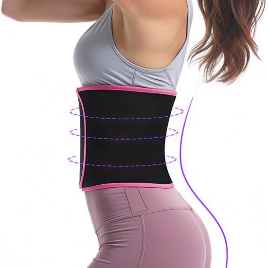 Waist Trainer Belt Sweat Band Men Women Sweat Enhancing Lower Belly Fat Sauna Waist Trimmer Body Shaper Slimming Belt Stomach Wrap