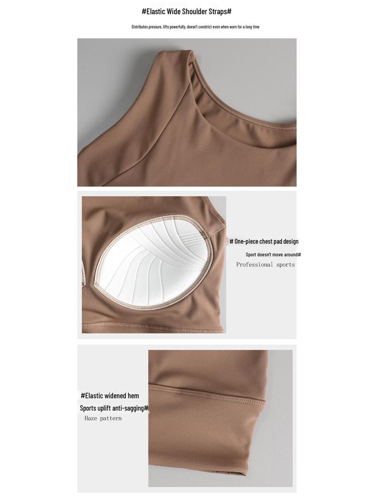 Wysokowytrzymała letnia kamizelka do jogi: Oddychający, Wstrząsoodporny, Dopasowany Biustonosz Sportowy z Pięknym Designem Pleców dla Kobiet