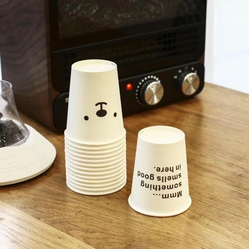 Yicang Smiley Face & Bear Disposable Tea Cups