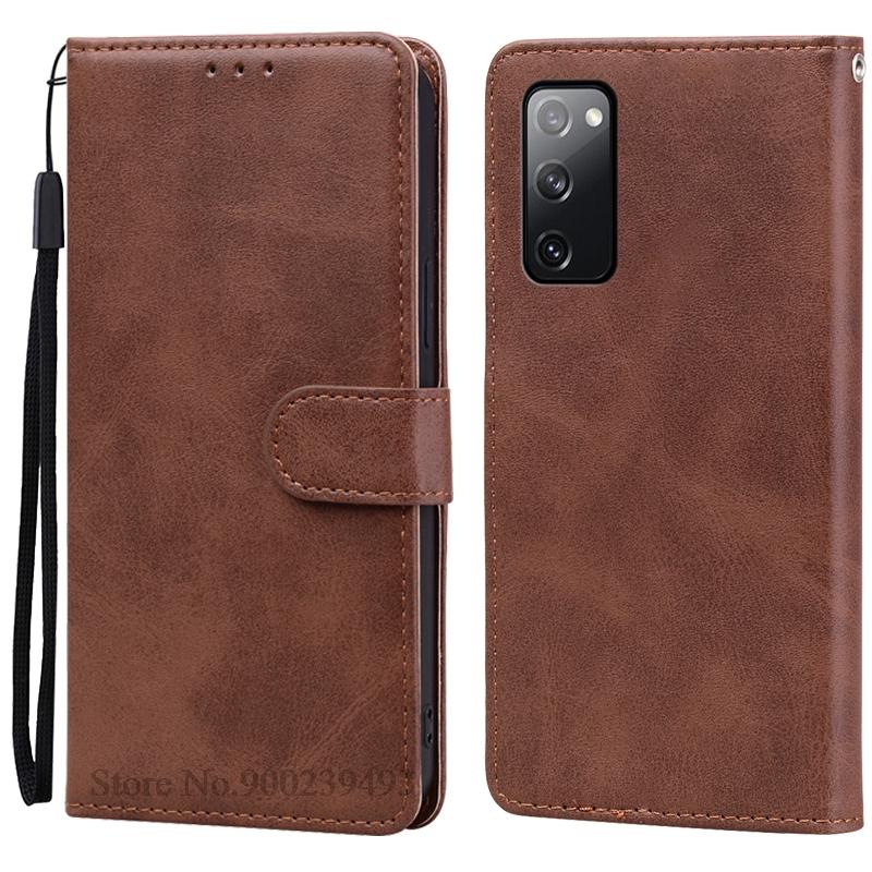 For Samsung S20 FE Case S20+ Ultra Leather Flip Case on For Fundas Samsung Galaxy S 20 FE S20FE G780F Phone Case Wallet Cover
